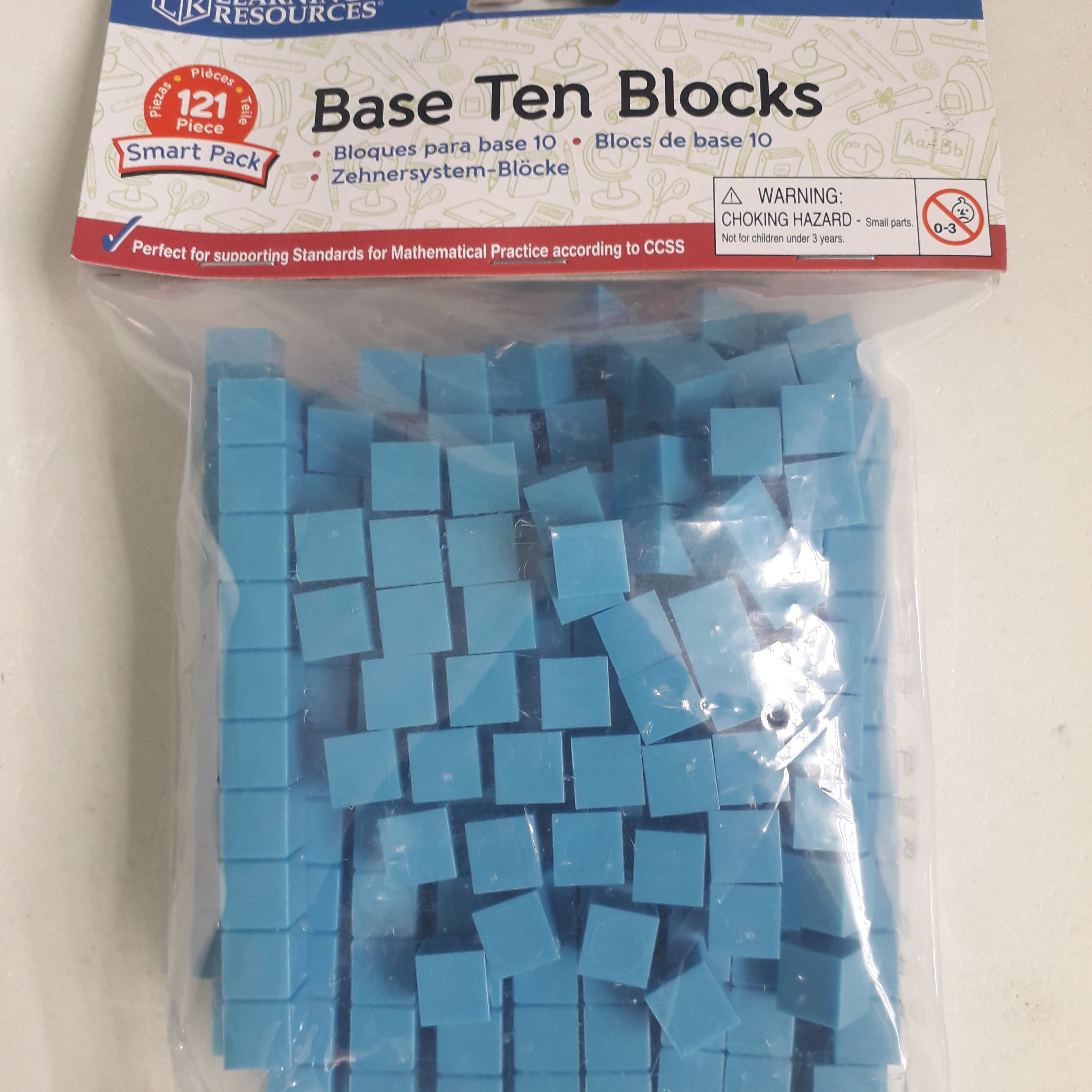 Base 10 Blocks Re Write Stationery